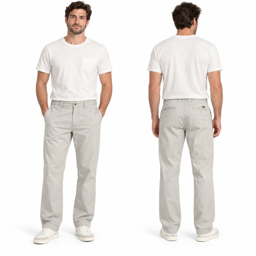 Mountain Khakis Pants Men's 36x34 beige Relaxed Fit Chino 100% Cotton